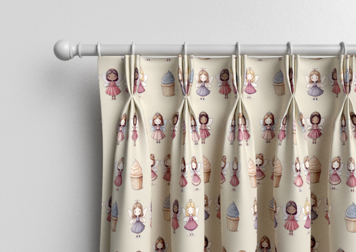 Fairy Cakes, Cupcake Sponge - Made to Measure Curtains - Image 11